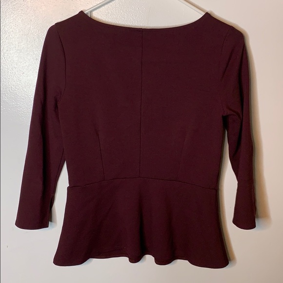 Ann Taylor Peplum Blouse - Picture 2 of 4